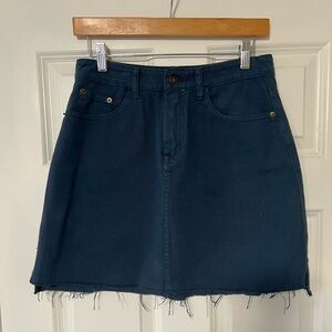 Francesca's Collections Teal Mini Skirt